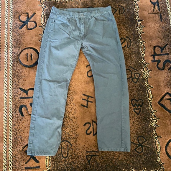 Levi’s 505 Grey colored Jeans. Size 36x32 - Picture 1 of 3